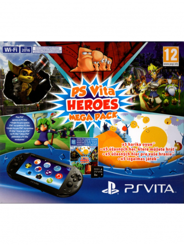 Konzola PlayStation Vita Slim + 8GB karta + Heroes Megapack (PSVITA)