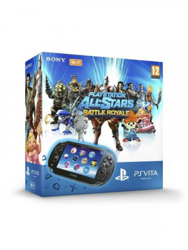 SONY PS Vita - WiFi - BLACK + PS AllStars Battlle Royale (VCH) + 4GB (PSP)