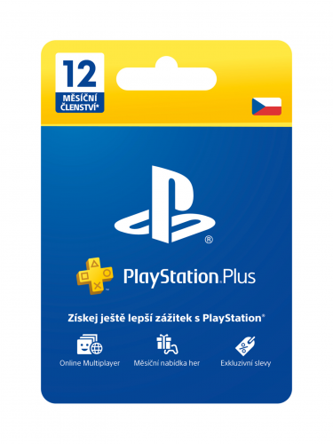 PlayStation Plus Essential 12 měsíců – Dárková karta [pre CZ účty] (PS4)