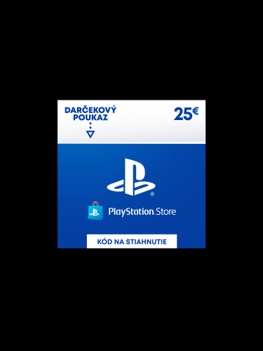 SK - PlayStation Store – Darčeková karta - 25 EUR (DIGITAL) (PS4)
