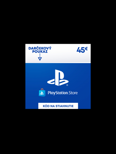 SK - PlayStation Store – Darčeková karta - 45 EUR (DIGITAL) (PS4)