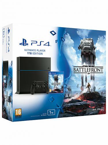 PlayStation 4 (Ultimate Player 1TB Edition) - herná konzola (1000GB) + Star Wars: Battlefront (PS4)