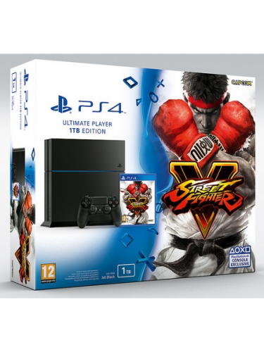 PlayStation 4 (Ultimate Player 1TB Edition) - herná konzola (1000GB) + Street Fighter V (PS4)