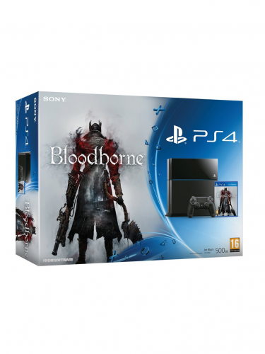 PlayStation 4 - herná konzola (500GB) + Bloodborne (PS4)