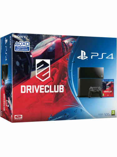 PlayStation 4 - herná konzola (500GB) + Drive Club (PS4)