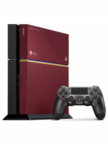 PlayStation 4 - herná konzola (500GB) (červená) + MGSV: The Phantom Pain (PS4)