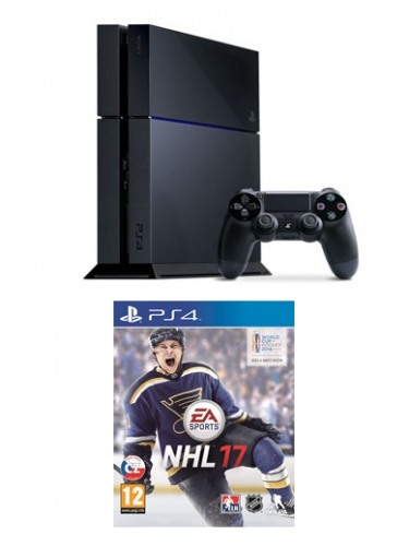 PlayStation 4 - herná konzola (500GB) + NHL 17 (PS4)