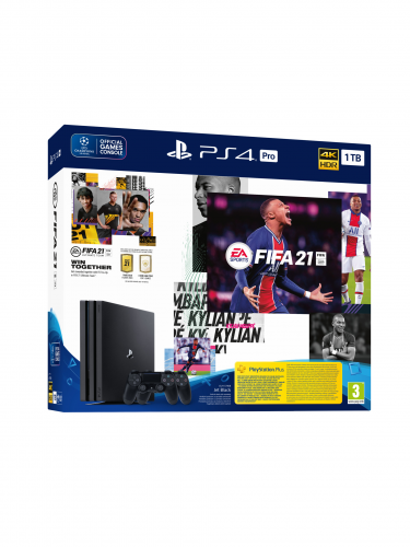 Konzola PlayStation 4 Pro 1TB + FIFA 21 + 2x ovládač (PS4)
