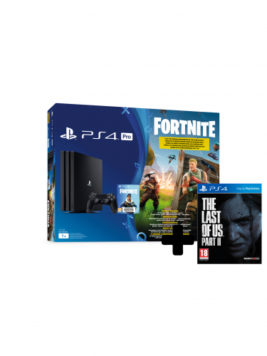 Konzola PlayStation 4 Pro 1TB + Fortnite + The Last of Us Part II (PS4)