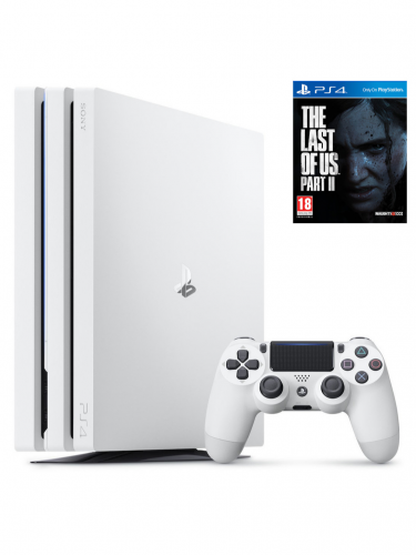 Konzola PlayStation 4 Pro 1TB - Glacier White + The Last of Us Part II (PS4)