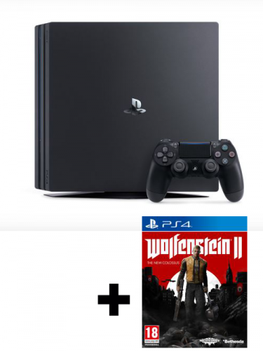 PlayStation 4 Pro 1TB + Wolfenstein II: The New Colossus (PS4)