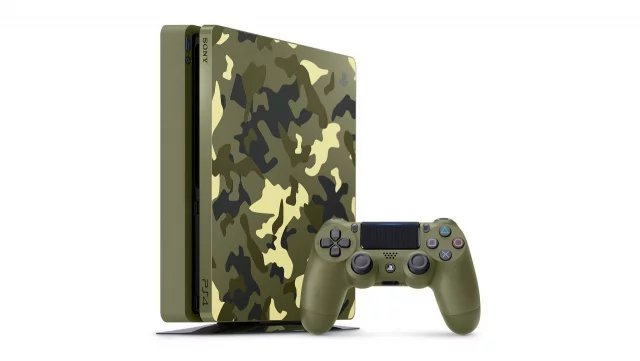 PlayStation 4 Slim 1TB Cammo + Call of Duty: WWII