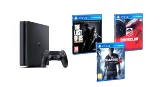 PlayStation 4 Slim - herná konzola (1TB) + Uncharted 4 + Driveclub + The Last of Us