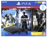 Konzola PlayStation 4 Slim 1TB + Uncharted 4, The Last of Us, Horizon: Zero Dawn