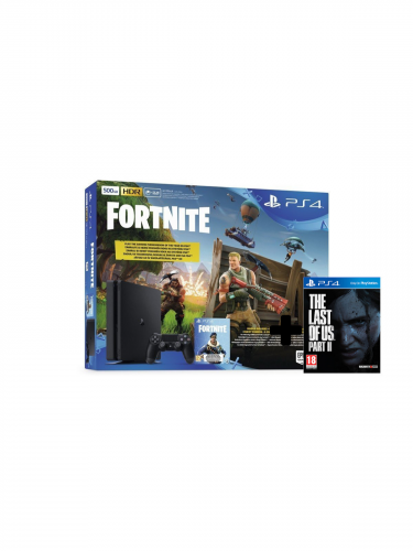 Konzola PlayStation 4 Slim 500 GB + Fortnite + The Last of Us Part II (PS4)