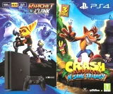 PlayStation 4 Slim - herná konzola (500GB) + Crash Bandicoot + Ratchet & Clank