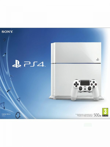 PlayStation 4 - herná konzola (500GB) (ľadovo biela) + Destiny (PS3)