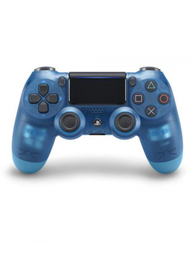 Gamepad DualShock 4 Controller - priehľadný modrý V2 (PS4)