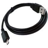 Kábel USB / MicroUSB (čierny) (1.8m)