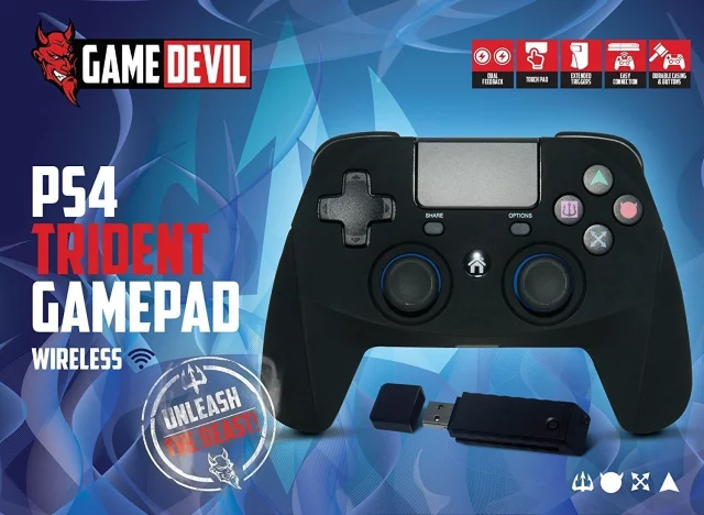 Ovládač pro Playstation 4 - bezdrôtový (GameDevil)