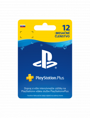 PlayStation Plus Essential 12 mesiacov – Darčeková karta [pre SK účty] (PS4)