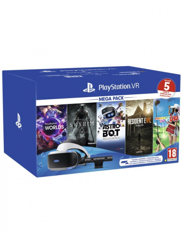 PlayStation VR v2 + kamera + 5 hier - Mega Pack 2 (PS4)