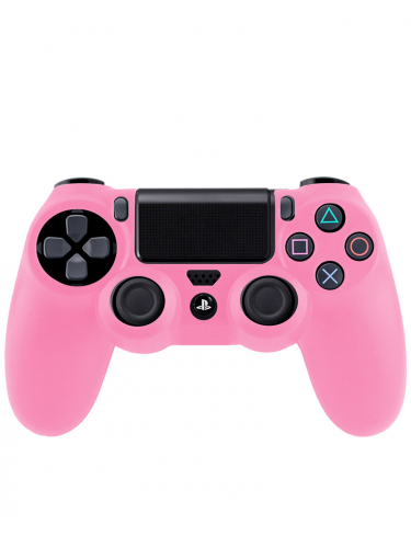 Silikónový obal pre Dualshock 4 (ružový) (PS4)