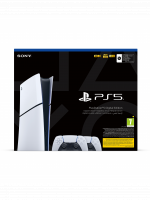 Konzola PlayStation 5 (Slim) 1 TB - Biela (Digital Edition) + 2x DualSense biely