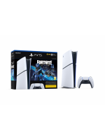 Konzola PlayStation 5 (Slim) 1 TB - Biela (Digital Edition) - Fortnite Cobalt Star Bundle