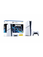 Konzola PlayStation 5 (Slim) 1 TB - Biela - Fortnite Cobalt Star Bundle