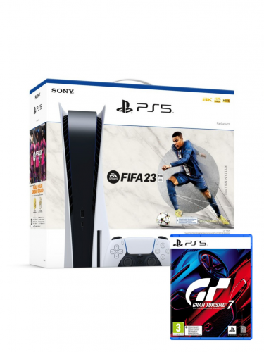Konzola PlayStation 5 825 GB - Biela + FIFA 23 + hra navyše (PS5)