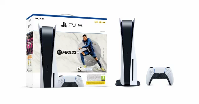 Konzola PlayStation 5 825 GB - Biela + FIFA 23 + hra navyše