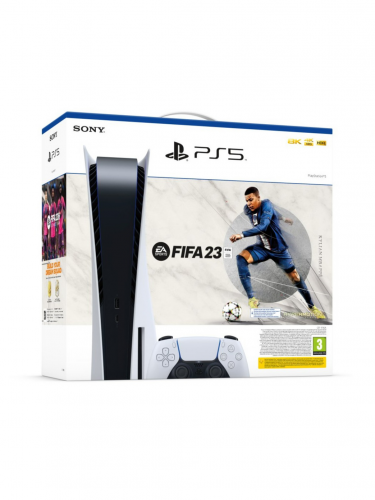 Konzola PlayStation 5 825 GB - Biela + FIFA 23 (PS5)