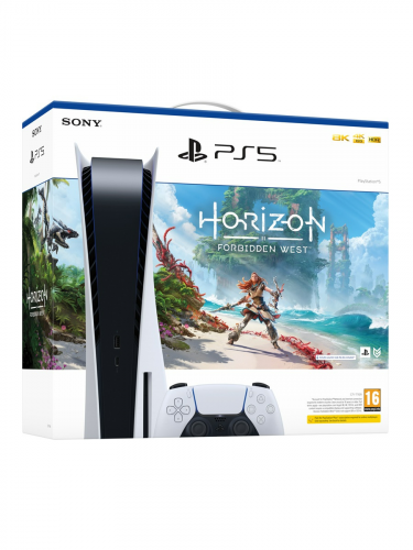 Konzola PlayStation 5 825 GB - Biela + Horizon Forbidden West + Hra podľa vášho výberu (PS5)