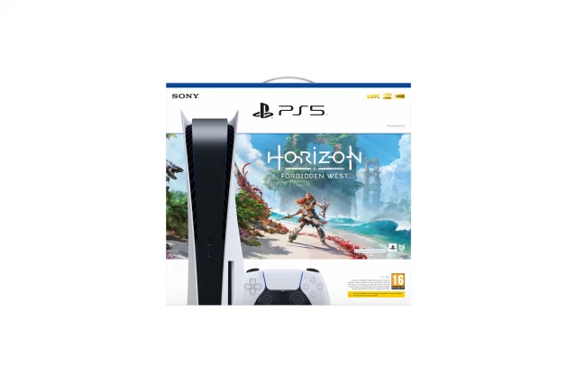 Konzola PlayStation 5 825 GB - Biela + Horizon Forbidden West + Hra podľa vášho výberu