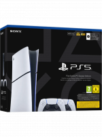 Konzola PlayStation 5 Slim 825 GB – biela + 2× DualSense (Digital Edition)