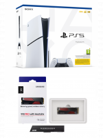 Výhodný set PlayStation - Konzola PlayStation 5 (Slim) 1 TB - Biela + SSD disk Samsung SSD 990 PRO 2TB s chladičom