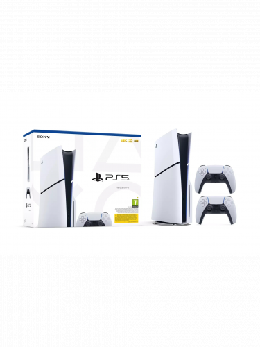 Výhodný set konzoly PlayStation 5 (Slim) 1 TB - Biela + 2x DualSense biely (PS5)