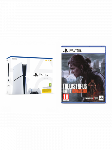 Výhodný set konzoly PlayStation 5 (Slim) 1 TB - Biela + The Last of Us Part II Remastered (PS5)