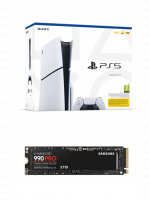 Výhodný set PlayStation - Konzola PlayStation 5 (Slim) 1 TB - Biela + SSD disk Samsung SSD 990 PRO 2TB s chladičom (PS5)
