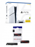 Výhodný set PlayStation - Konzola PlayStation 5 (Slim) 1 TB - Biela + SSD disk Samsung SSD 990 PRO 4TB s chladičom