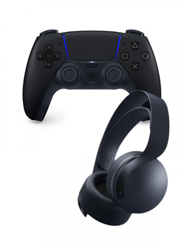 PlayStation 5 Pulse 3D Wireless Headset + ovládač DualSense - Midnight Black (PS5)