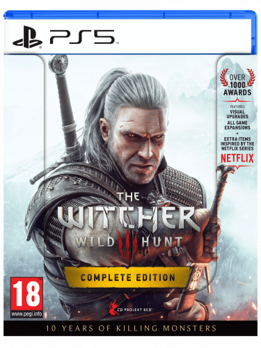 Zaklínač 3: Divoký hon - Kompletní edice + Steelbook k 10. výročí (PS5)