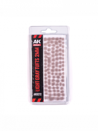 Modelársky porast AK - Light Gray Fantasy tufts (2 mm)