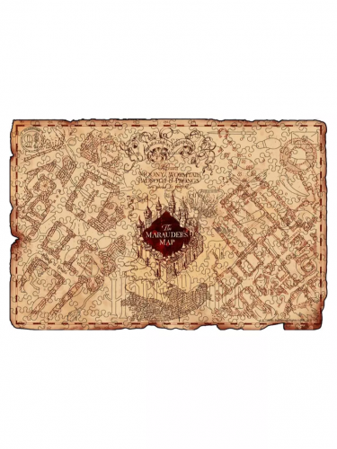 Puzzle Harry Potter - Marauder’s Map (drevené)