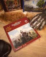 Výhodný set puzzle Kingdom Come: Deliverance II - Trosky Fanart + Cesta na Trosky + Keyart - Puzzle