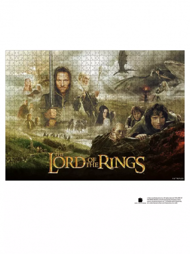 Puzzle Lord of the Rings - Heroes of Middle-Earth (drevené)
