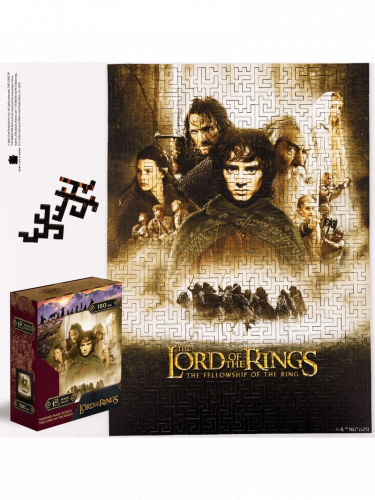 Puzzle Lord of the Rings - The Fellowship of the Ring (drevené)