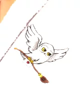 Župan dámsky Harry Potter - Hedwig