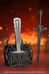 Nôž na dopisy Doom - Crucible Sword Letter Opener